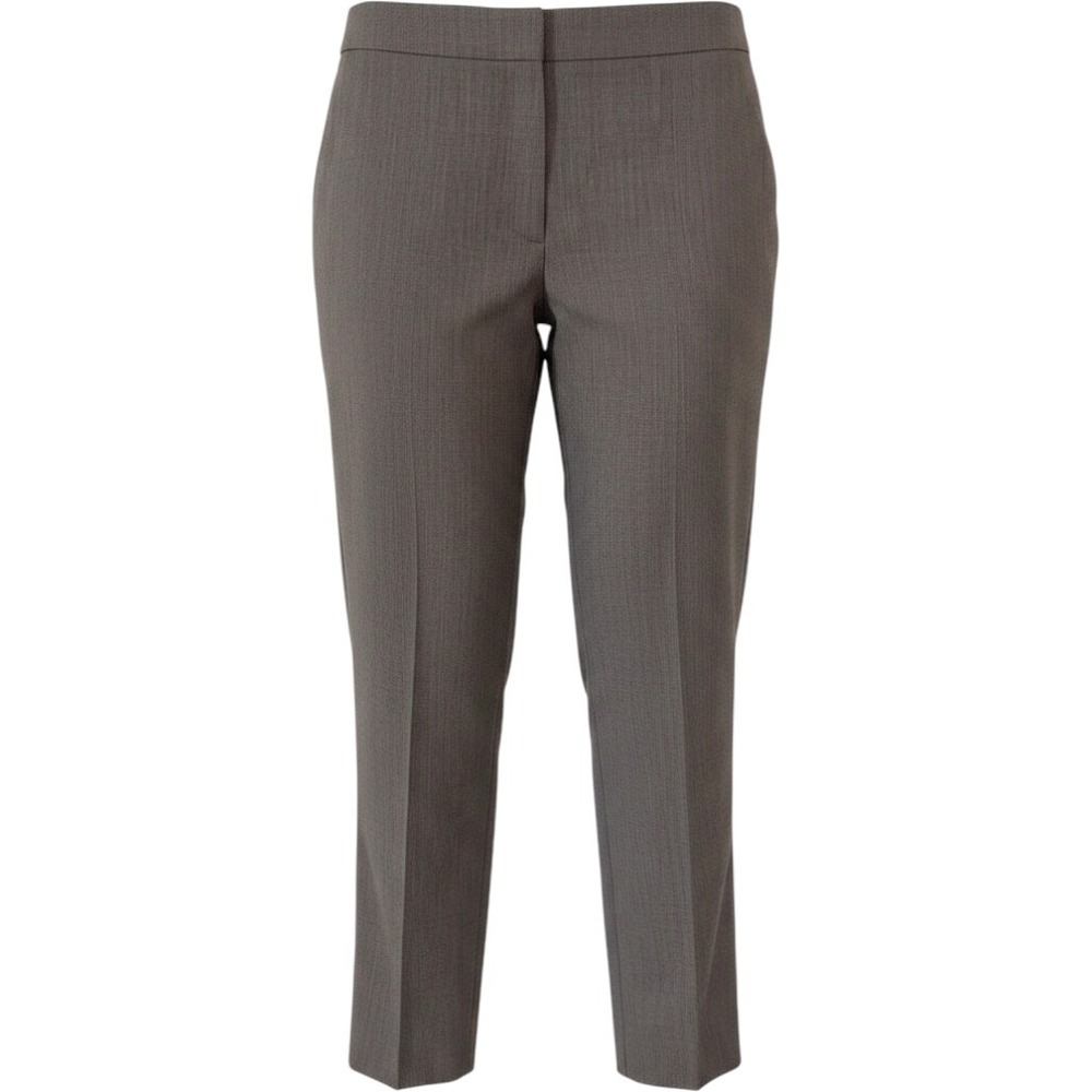 Barbara Lohmann Pants Brown Straight Leg Dress Trousers Women Eu 42 German Large